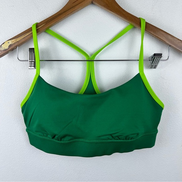 NEW Outdoor Voices Green Racer Back Sport Bra - Picture 3 of 6